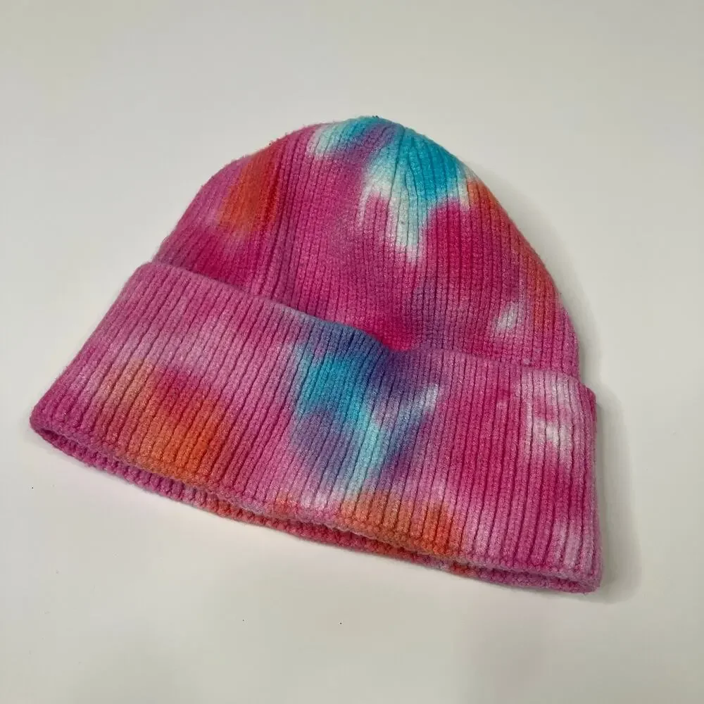 The Children's Place | Pink Tie Dye Winter Beanie Hat Girl's S/M